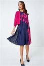 Fuchsia Lace Back Shrug, Image 5 of 5