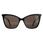 Black Saint Laurent Black Cat Eye Black Grey Sunglasses, Image 1 of 6