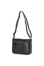 Black Vegetable Tanned Small Real Leather Shoulder Bag, Image 4 of 4