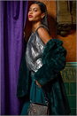 Black Metallic Knit Vest, Image 6 of 6