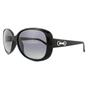 Black Fashion Black Grey Gradient Polarized Sunglasses, Image 2 of 4