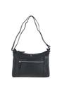 Black 'Milano' Real Leather Essentials Crossbody Bag, Image 1 of 3