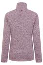 Burgundy Idris Half Zip Fleece Top, Image 2 of 4