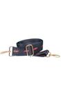 Navy Blue Sarta Navy Blue Lightning Bolt Woven Bag Strap, Image 2 of 2
