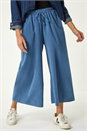 Denim Baby Corduroy Wide Leg Culotte, Image 3 of 5