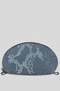 Grey Ashwood Leather Grey 'Philippa' Real Leather Makeup Bag, Image 1 of 4
