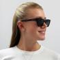 Brown Cat Eye Dark Havana Grey SL 276 MICA Sunglasses, Image 5 of 6