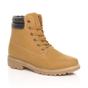 Camel AJVANI Camel Low Heel Lace Up Biker Worker Boots, Image 1 of 6