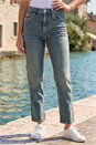 Denim Dusk Studded Straight Leg Jeans, Image 1 of 4
