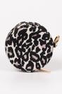 Cream Leopard Round Coin Purse, Image 2 of 3