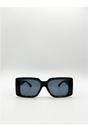 Black Oversized Square Frame in Black, Image 1 of 5