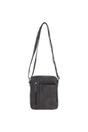 Brown 'Madrid' Compact Travel Messenger Bag With Multiple Zip Pockets And Adjustable Strap, Image 2 of 5