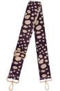 Purple Purple Abstract Spot Bag Strap, Image 1 of 2