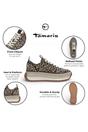 Brown Tamaris Brown Tamaris Womens Leopard Platform Sneakers, Image 2 of 7