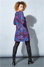 Magenta Paisley Print Swing Dress, Image 3 of 5