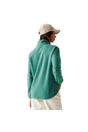 Dark Green Frankie Quarter Zip Fleece Top, Image 5 of 5