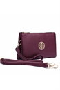 Burgundy Ladies Clutch Bag, Image 1 of 2