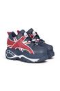 Red Womens Platform Fashion Trainers 1339-14, Image 2 of 6