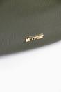 Khaki Etre Khaki Faux Leather Half Moon Crossbody Bag, Image 5 of 5