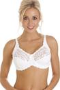 White Lace Non Padded Underwired Bra, Image 1 of 5