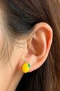 Silver Sterling Silver Lemon Fruit Studs, Image 3 of 3