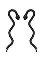 Black Black Showstopper Serpent Earrings, Image 1 of 5