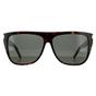 Brown Square Dark Havana Grey Sunglasses, Image 1 of 4