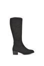 Black ‘Anne’ Knee High Boots with Low Block Heel, Image 1 of 6