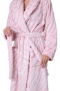 Pink Supersoft Printed Bathrobe, Image 5 of 5