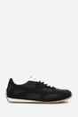 Black Marleigh Suede Retro Runner Trainer, Image 2 of 6