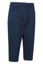 Navy Marina Cropped Trousers, Image 4 of 4