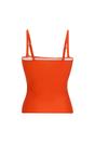 Orange Aceana III Plain Tankini Top, Image 3 of 6