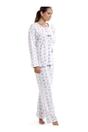 Lilac Camille Lingerie Lilac Jersey Cotton Ditsy Floral Print Pyjama Set, Image 4 of 5