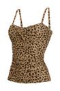 Multi Aceana III Leopard Print Tankini Top, Image 3 of 4