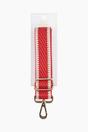 Red Sarta Red Stripe Trim Woven Bag Strap, Image 4 of 4