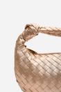 Gold Aura Classic Woven Hobo Bag, Image 4 of 6