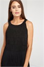 Black Tassel Embellished Flapper Dress, Image 3 of 5