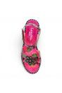 Pink Womens Floral Wedge Espadrille-BALLON-08, Image 7 of 7
