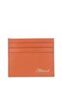 Orange Real Leather Card Holder & Key Ring Gift Set, Image 3 of 5