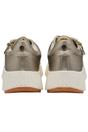 Gold Kora Leather Trainers, Image 2 of 4