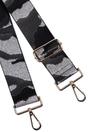 Silver Sarta Silver Glitter Camouflage Woven Bag Strap, Image 2 of 2