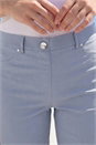 Light Grey Turn Up Stretch Shorts, Image 4 of 4