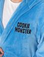 Blue Sesame Street Cookie Monster Hooded Bathrobe, Image 6 of 6