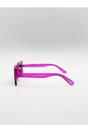 Pink Square Frame Sunglasses, Image 5 of 6