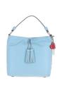 Light Blue Ashwood Leather Light Blue 'Musette' Real Leather Hobo Bag, Image 1 of 5