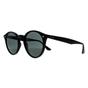 Black Ray-Ban Black Round Black Green Sunglasses, Image 2 of 4