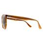  Round Striped Red Havana Dark Brown RB4306 Sunglasses, Image 3 of 6