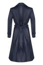 Black Suede Toscana Sheepskin Trench Coat-Rush, Image 3 of 4