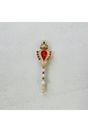 Gold Crown Brooch, Image 2 of 4