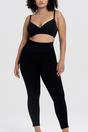Black Black Sculpting Leggings Supportive Fit, Image 3 of 5